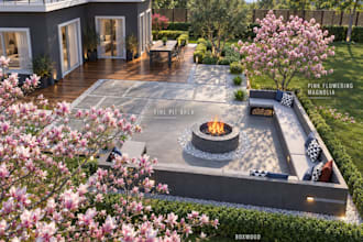 design your small garden, patio or courtyard