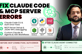 fix claude code expert, fix mcp errors, auth issues and build ai agents
