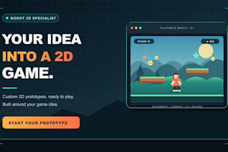 create a prototyp 2d game in godot
