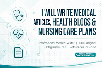 write clear and engaging health and medical articles