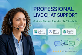 be customer support and virtual assistant
