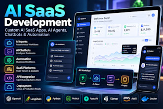 develop custom ai saas mvps, ai agents and automation tools
