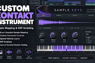 build kontakt instruments ksp scripting sample
