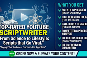 write youtube scripts for educational content