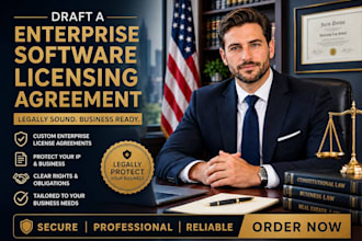 draft enterprise software licensing agreement for your business