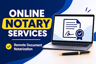 provide secure online notary and remote notarization services