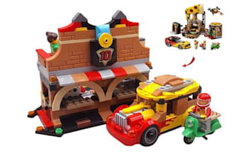design custom lego house, lego architecture, lego ship, modular building with io