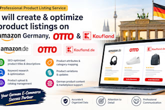 setup, manage german amazon otto klaufland  listing, germany product listing