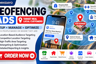 setup geofencing ads cbd ads real estate ads geo fencing for local businesses