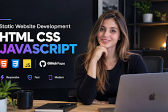 build a static website with free github pages hosting