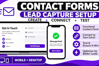 create contact forms and lead generation forms for your website