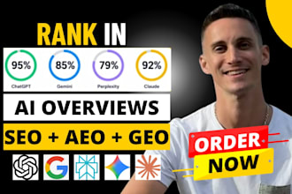 do complete monthly website on page geo aeo local and ai SEO optimization