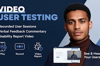 complete vdeo user testing for your moobile app or website