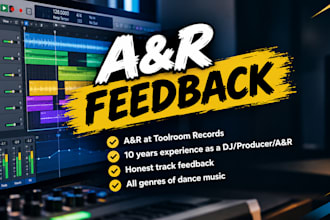 give your track professional a and r feedback