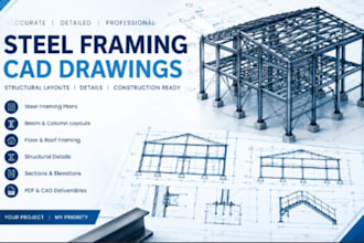 deliver accurate steel framing cad drawings structural detailing fl il