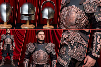do wearable 3d cosplay armor cosplay creation 3d helmet 3d mask 3d cosplay model