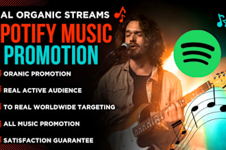 do spotify music promotion, abulm music track promotion, spotify followers