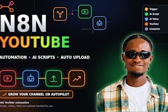 n8n youtube automation, social media auto post n8n, n8n ai video automation
