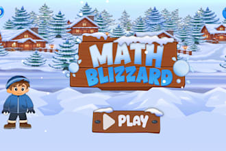 develop a 2d or 3d game in unity for PC, mobile, and webgl