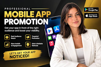 do mobile app promotion, app install, android ios app review