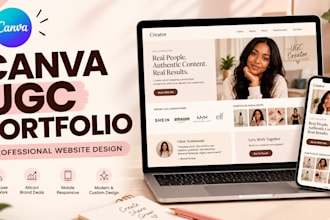 design canva website ugc portforlio ugc website canva ugc canva porforlio canva