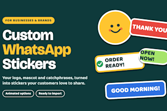 create custom whatsapp stickers for your business or brand