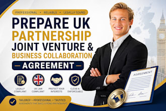 prepare your UK partnership, joint venture and business collaboration agreement