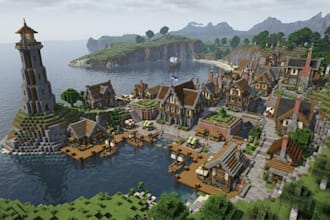 build custom minecraft maps city survival worlds city maps hubs and spawns
