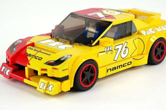 design custom lego model lego set lego technic car with pdf instructions