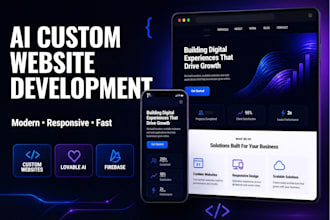 build a modern ai powered website