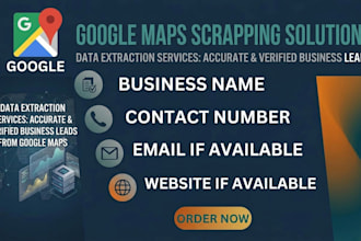 scrape google maps data for b2b leads