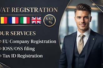 do vat registration, eu vat oss filing, uk, germany, france, spain vat return