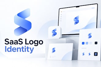 design a saas startup logo and visual identity