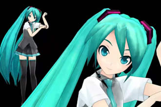 fix, rig and convert your model 3d for mmd, blender, unity, vrchat