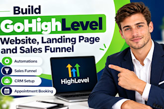 do gohighlevel website, gohighlevel landing page, sales funnel, ghl automation