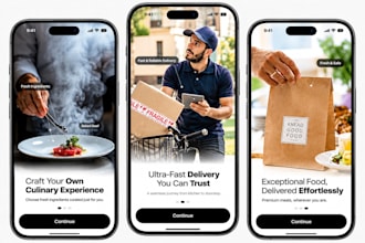 design restaurant app UI food delivery app design food ordering app development