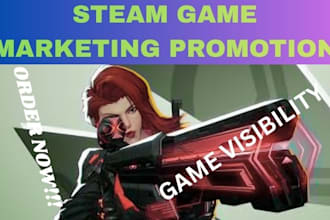 do steam game promotion, game marketing