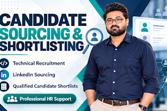 source screen and shortlist qualified candidates for you