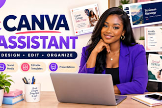 canva virtual assistant, make canva template, convert files to editable