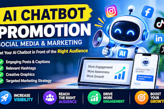 promote your ai chatbot with social media marketing