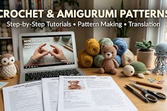 design patterns amigurumi in 24hours with step by step photos