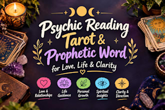 do psychic reading, tarot and prophetic word for love, career, life and clarity