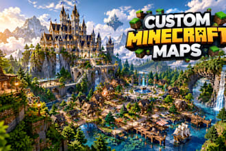 build custom minecraft city maps, worlds, and server spawns