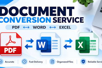 convert PDF to word, word to PDF, and excel documents