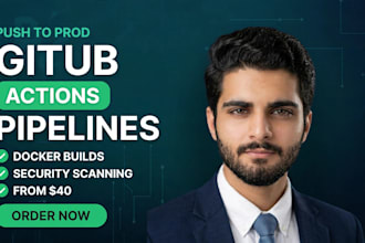 build github actions cicd pipeline with docker and security scanning