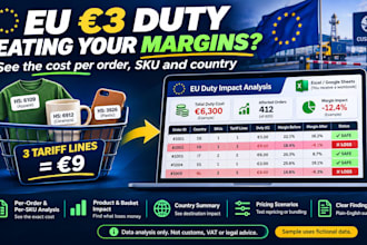 calculate your eu customs duty impact on every order, product and margin