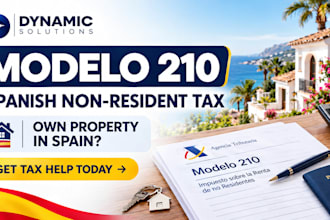 file modelo 210 for your spanish non resident tax