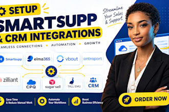 setup smartsupp elma365 vbout ontraport zilliant cpq sugar sell tall emu CRM