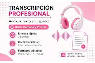 transcripción profesional de audio a texto rápida y precisa