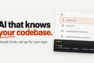 set up claude code for your codebase with mcp servers, hooks and agents